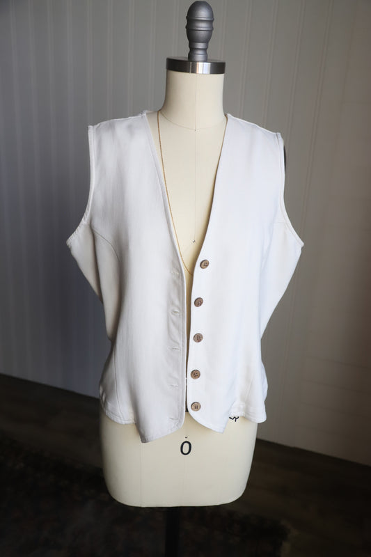 Vintage 90’s silk vest size M