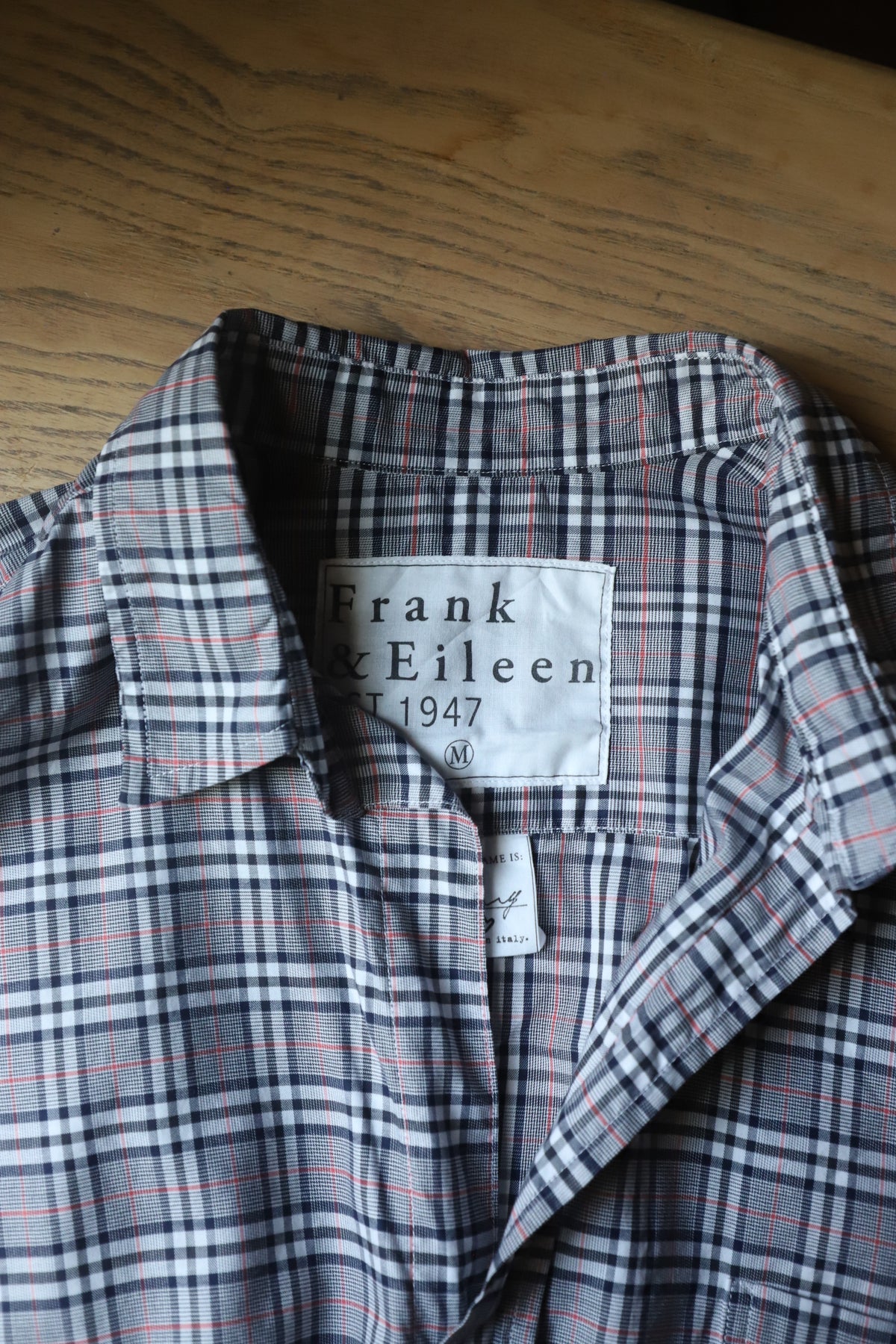 Frank and Eileen cotton shirt size M