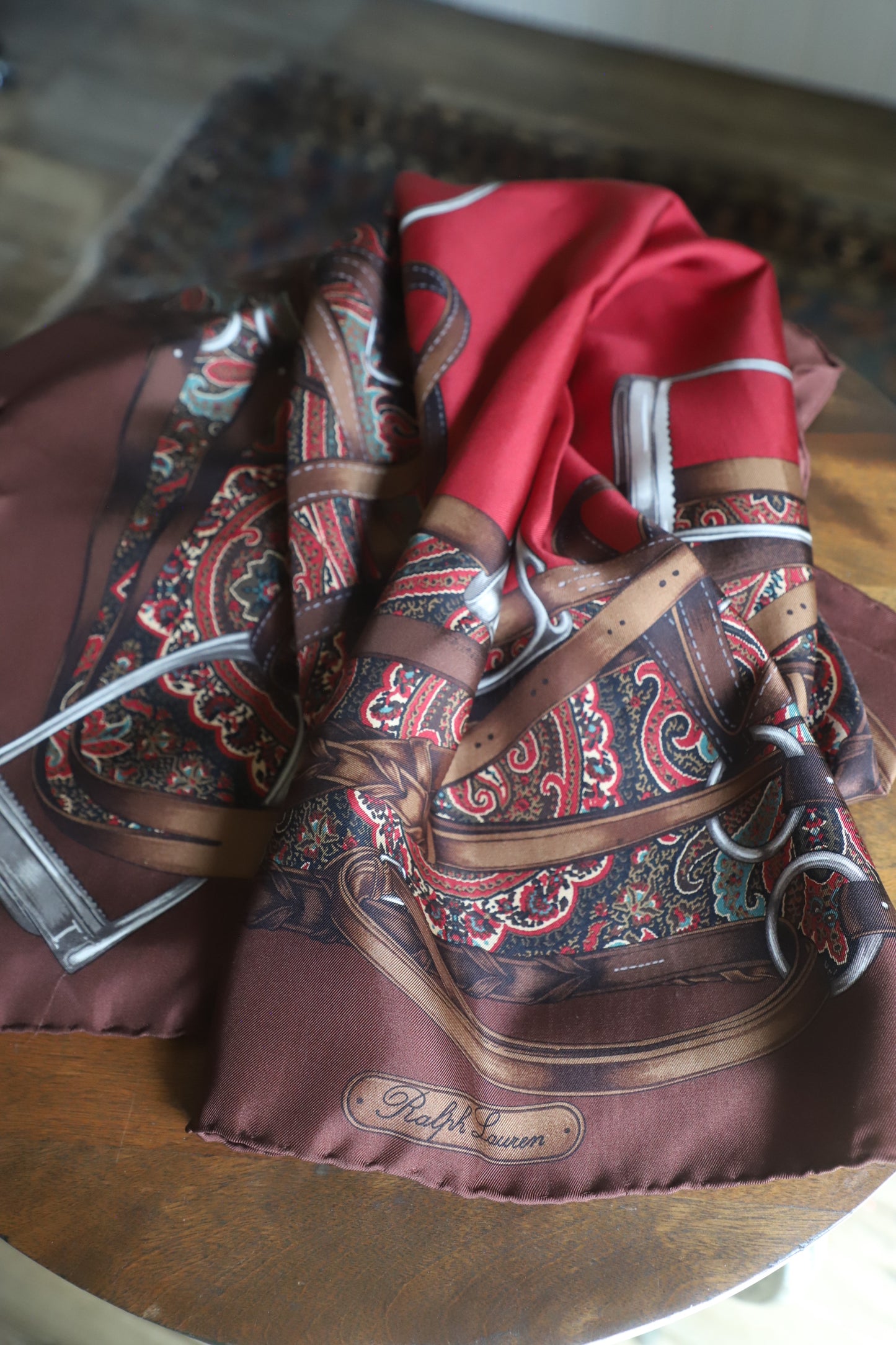 Ralph Lauren equestrian scarf