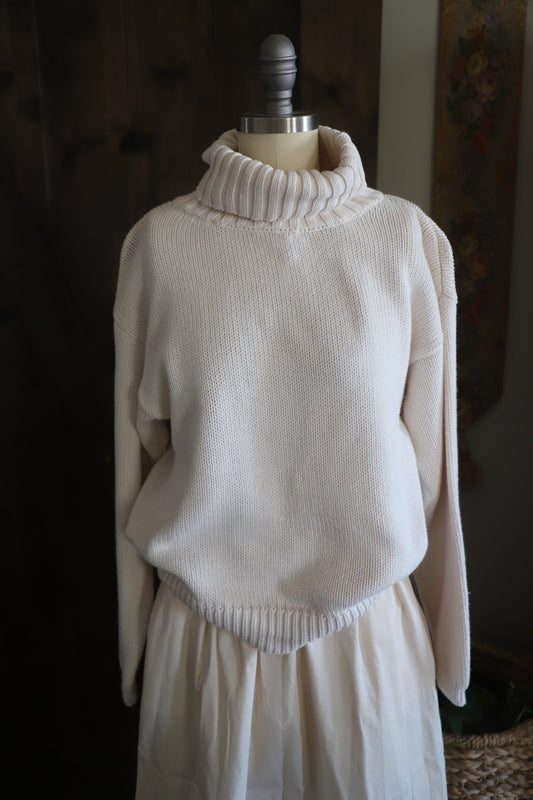 Vintage cotton sweater, M