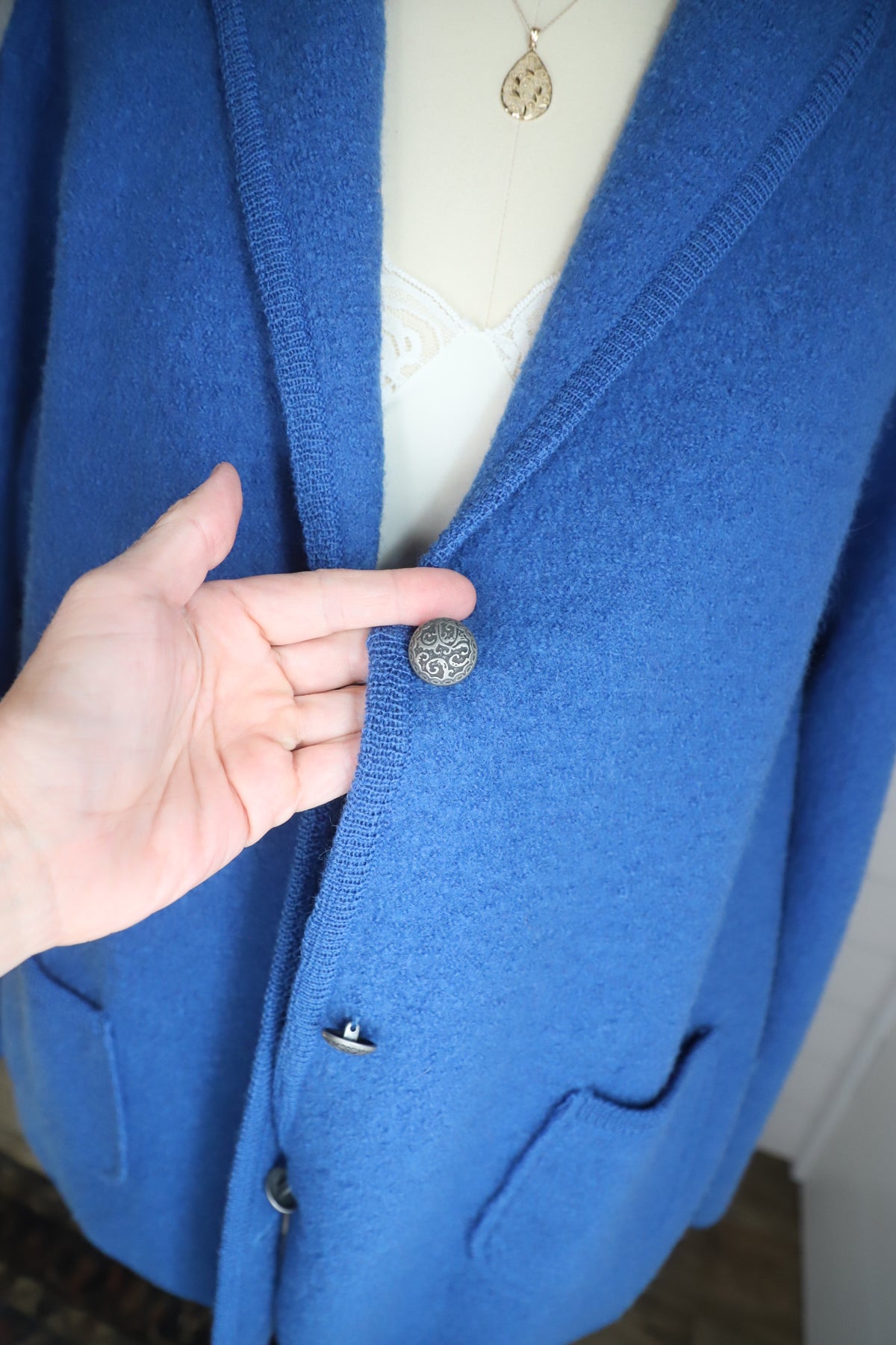 Vintage boiled wool shacket size 3X
