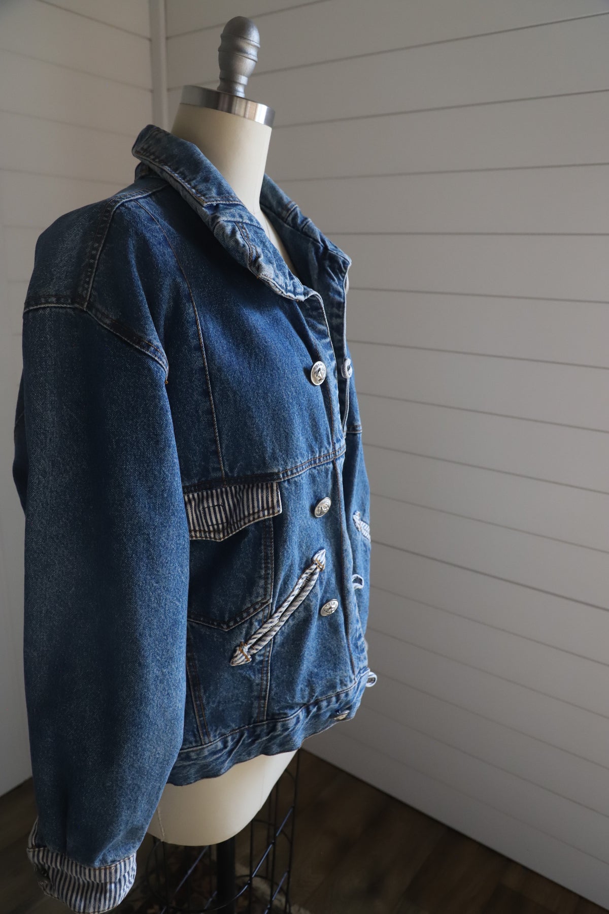 Vintage “Used” denim jacket