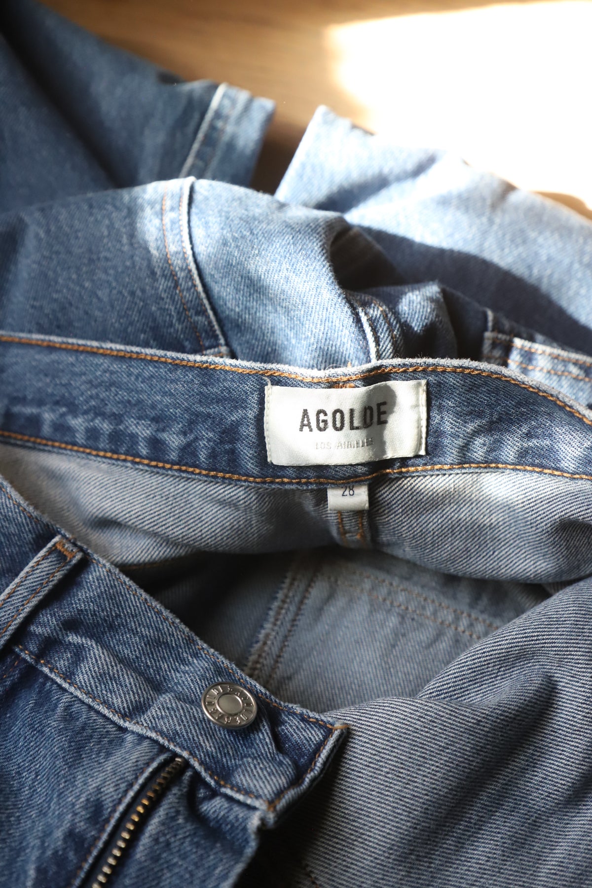 Agolde cargo denim size 28