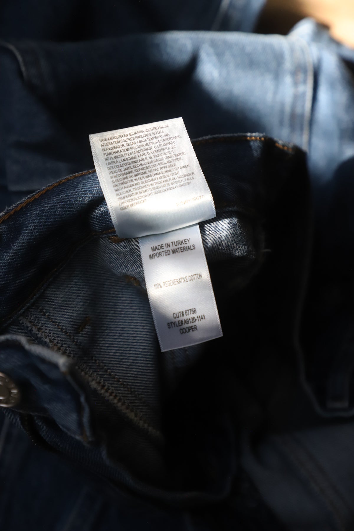 Agolde cargo denim size 28