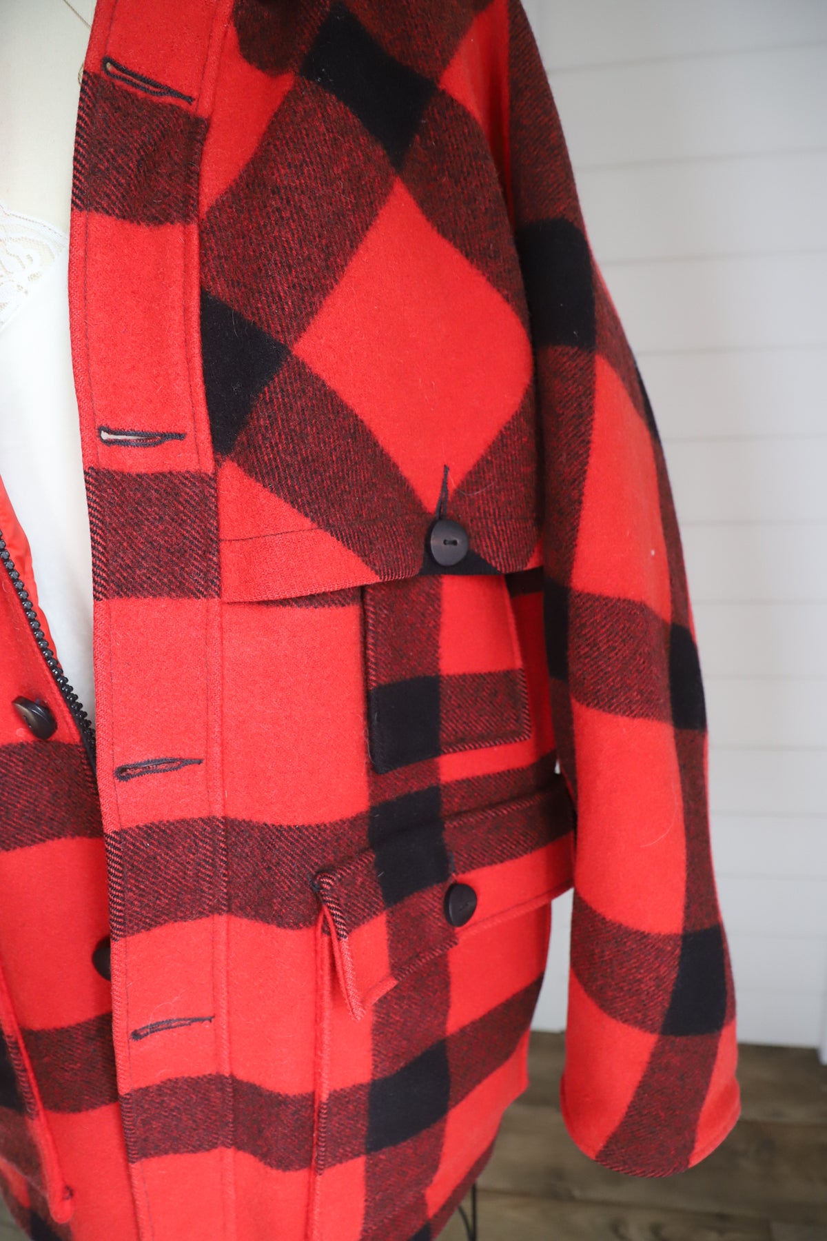 Vintage Eddie Bauer wool/down coat