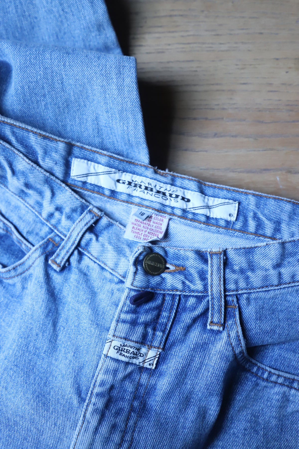 Vintage 1990’s Marithé Francois Girbaud denim, 28” waist
