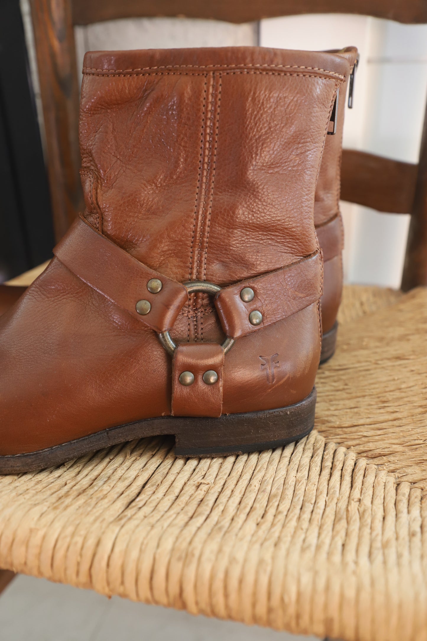 Frye Phillip Harness boots size 9.5