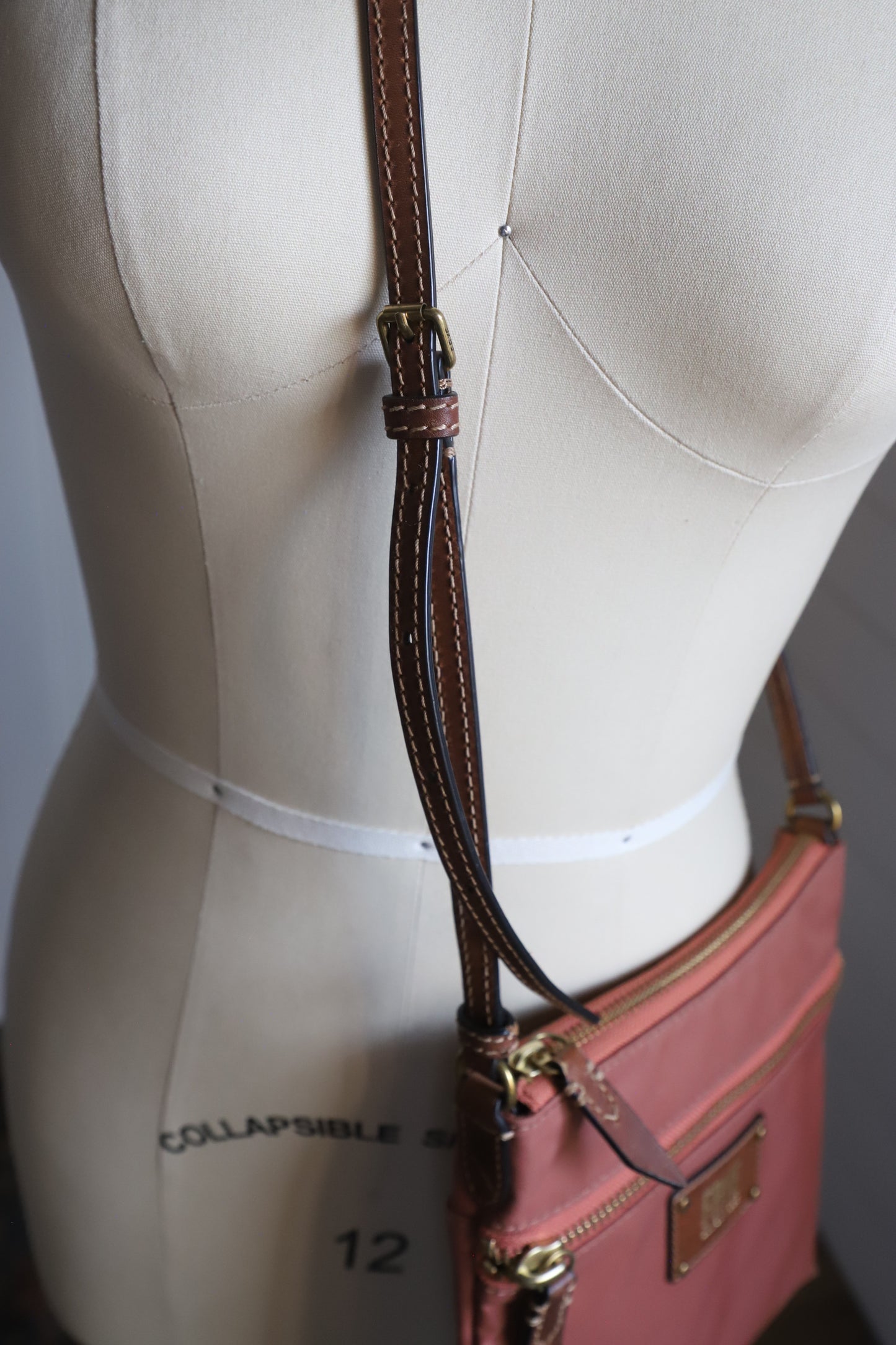 Frye nylon and leather bag