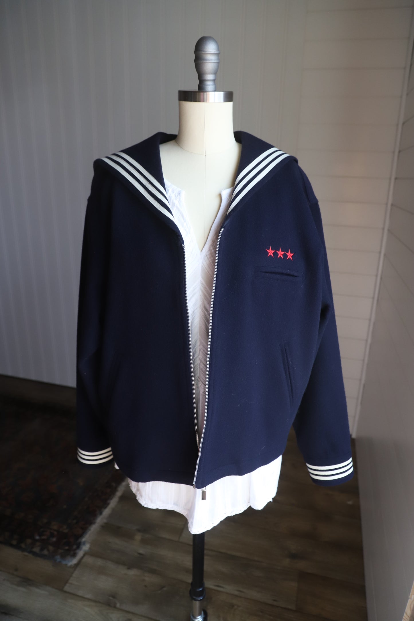 Deadstock NWT wool Karen Kane jacket size L