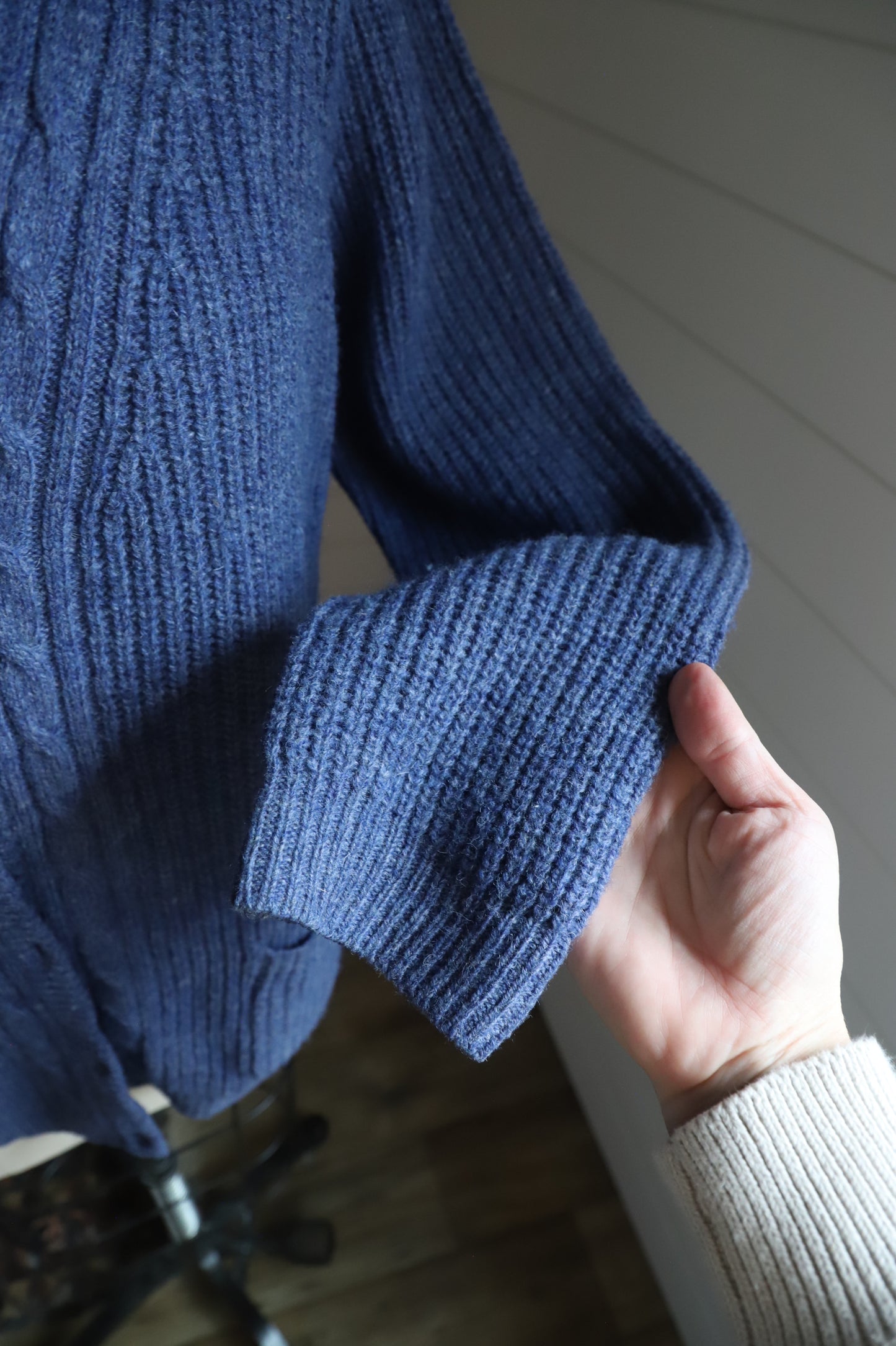 100% wool Appleseeds cardigan size L (oversized)