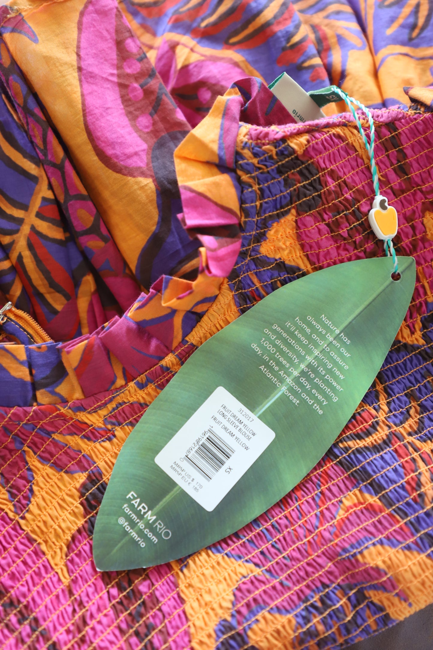 NWT Farm Rio top size XS