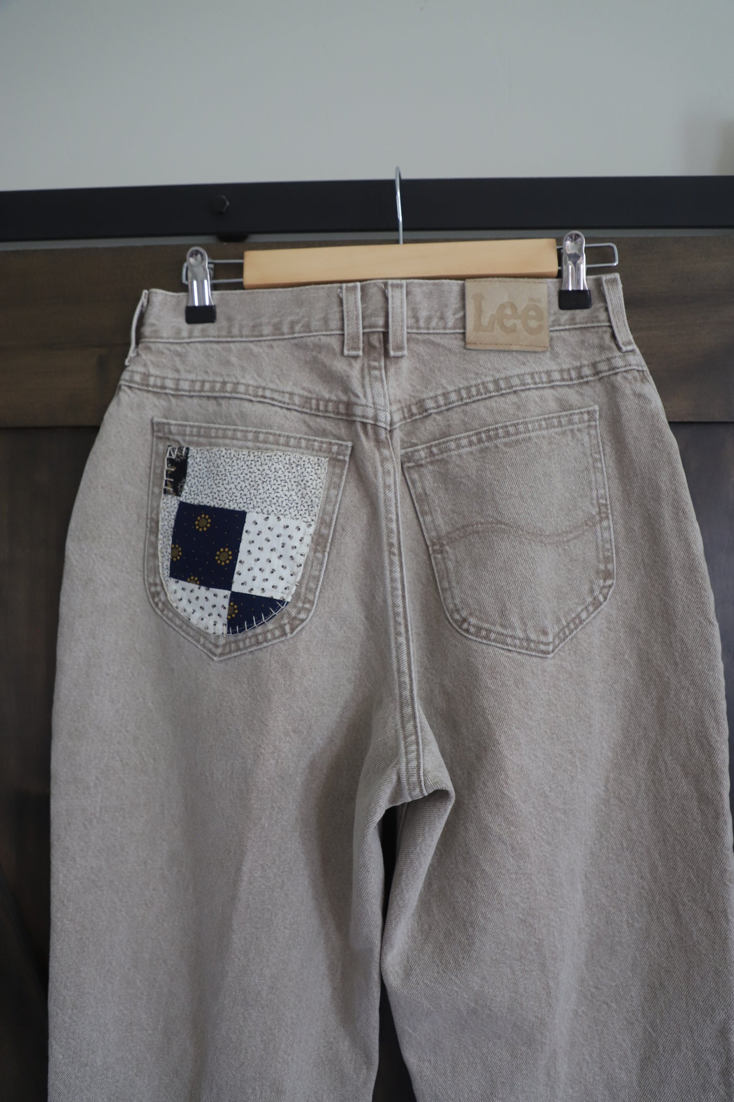 Vintage Quilt Patch Lee denim