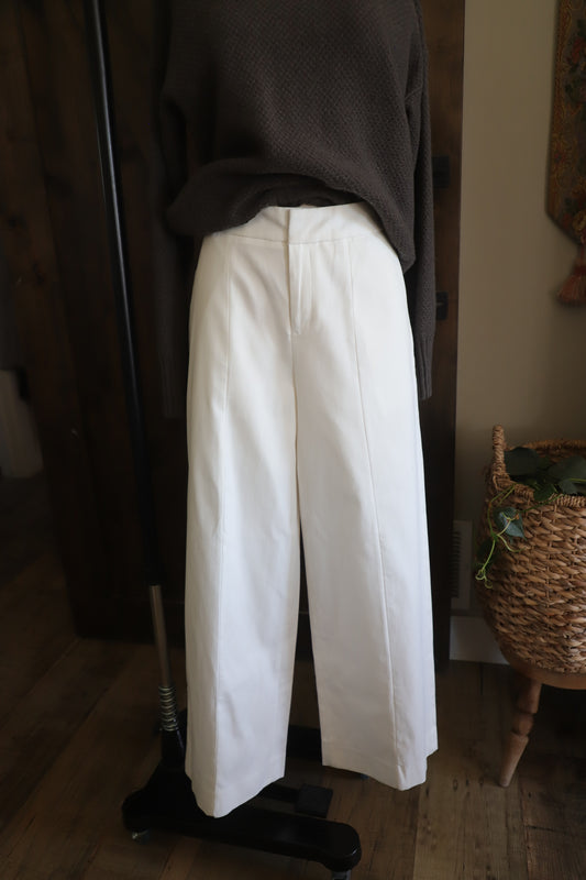 Everlane Wide leg cropped pants size 4