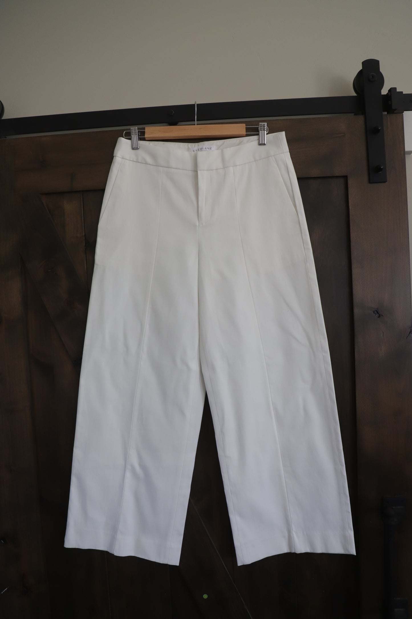 Everlane Wide leg cropped pants size 4