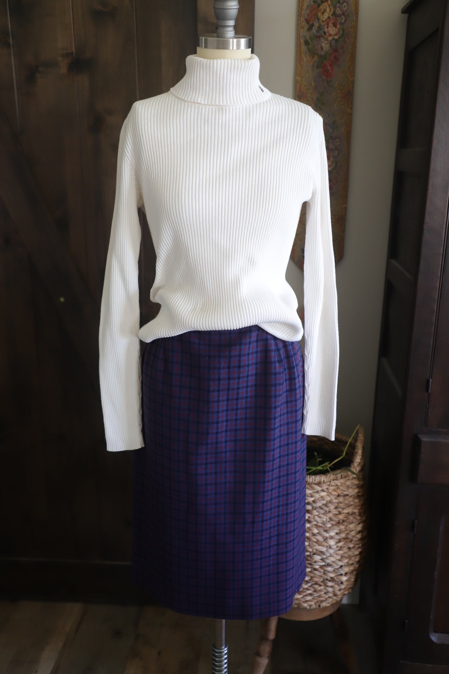 Vintage Pendleton wool skirt size 10