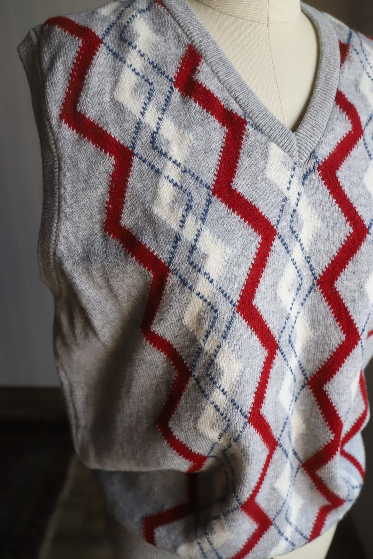 Vintage cotton/wool vest size M