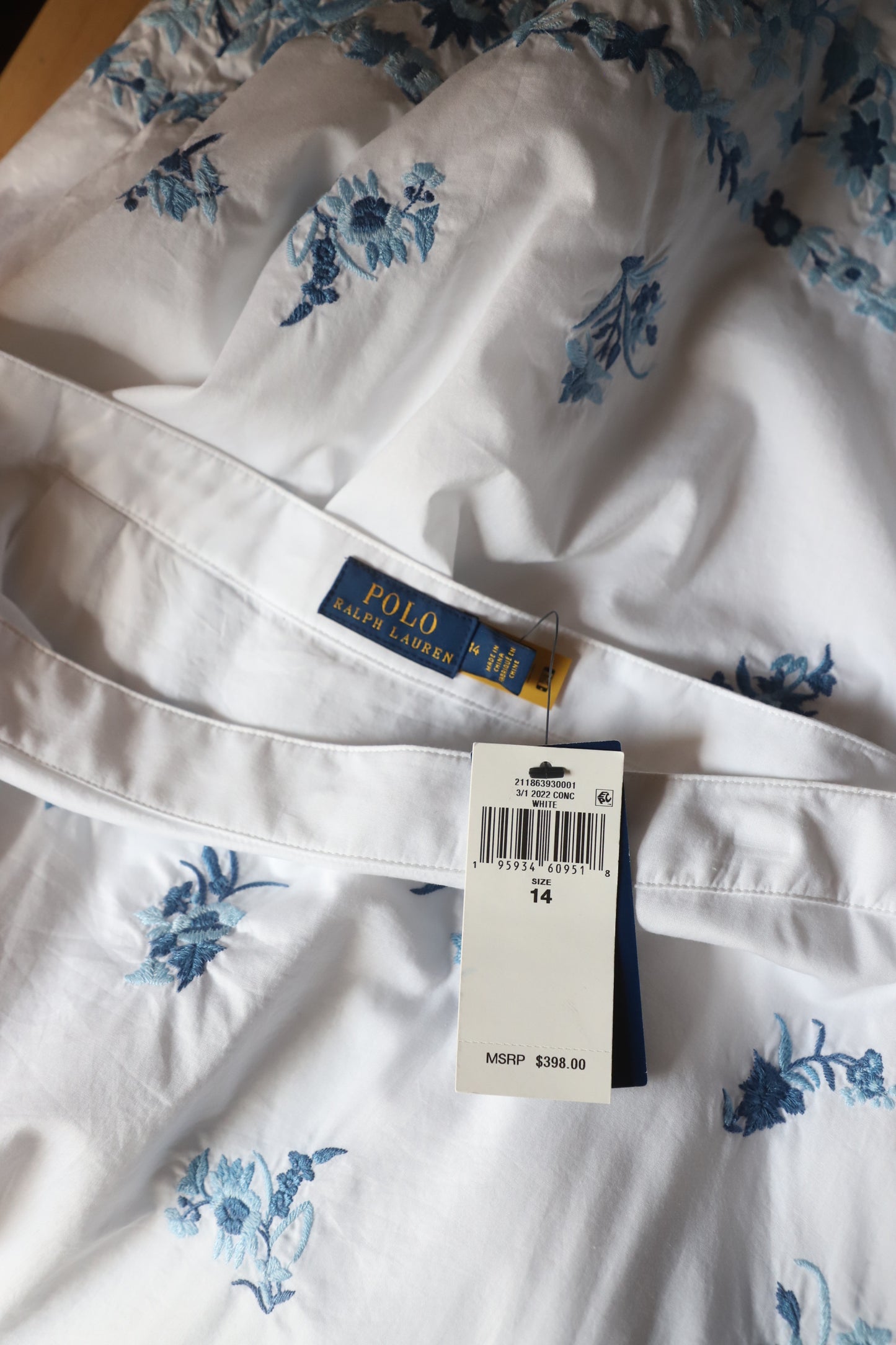 NWT Polo Ralph Lauren cotton skirt size 14